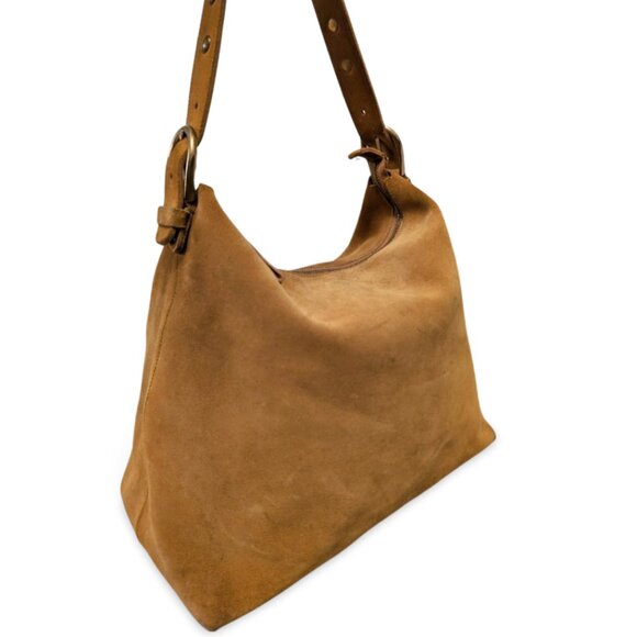 Miu Miu suede hobo shoulder bag. - Picture 5 of 5